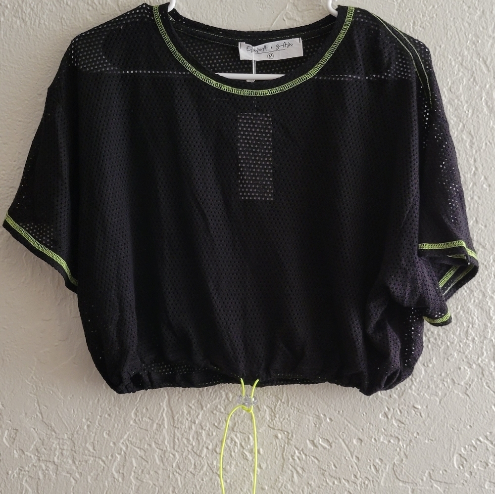 Emma & Sam Mesh Tops Size Medium NWT